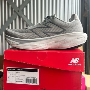 New Balance Gray and White Fresh Foam X 1080 v14